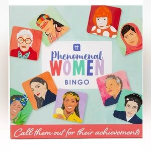 Talking Tables Phenomenal Women Classic Bingo Game 2+ players Ages 7+ female new